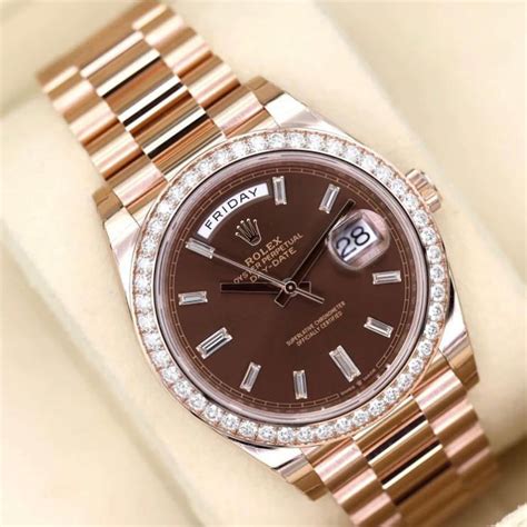 iced out bezel rolex replica